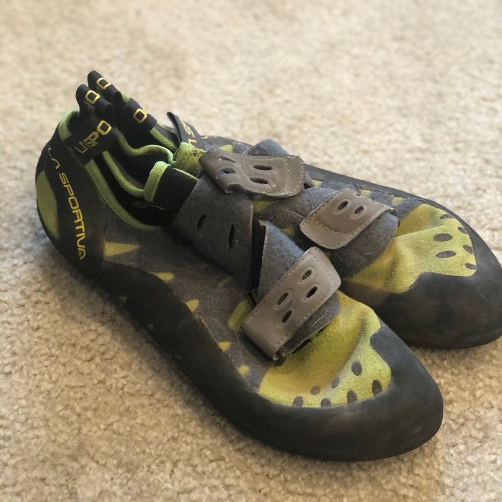 La Sportiva rock climbing shoes